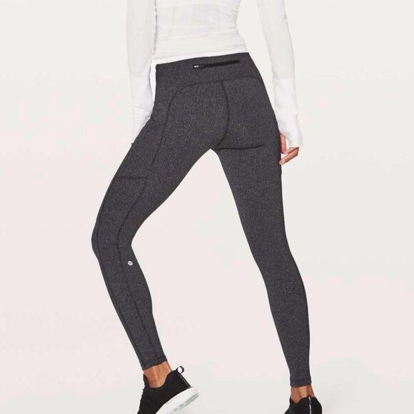 Lululemon Old School Herringbone Speed Up Tight Size 6 - Picture 1 of 11